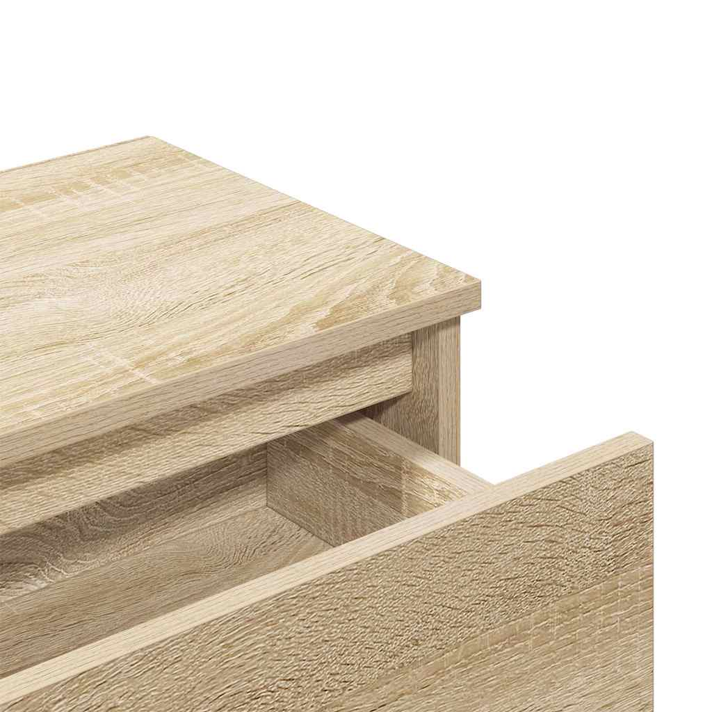 Bedside Cabinet Sonoma Oak 40x30x39 cm Engineered Wood