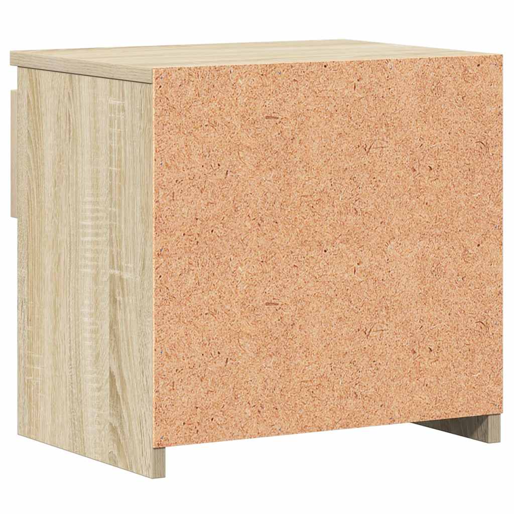 Bedside Cabinets 2 pcs Sonoma Oak 40x30x39 cm Engineered Wood