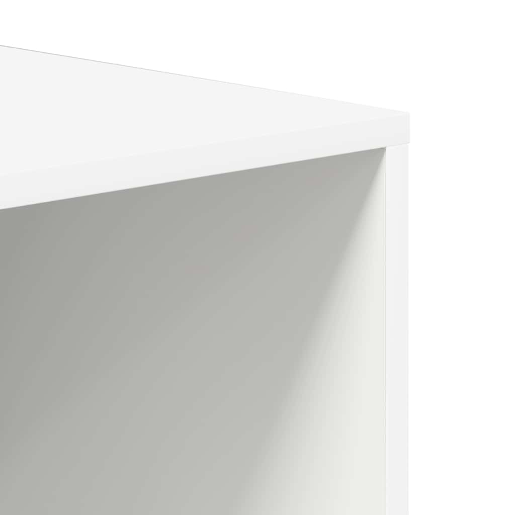 Shoe Storage Bench | White | Engineered wood | 105 cm