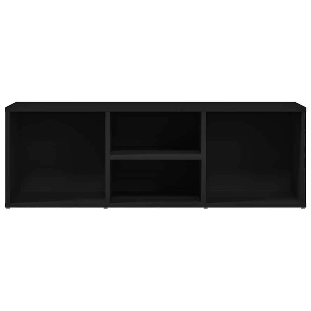 Shoe Storage Bench | Black | Engineered Wood | Medium