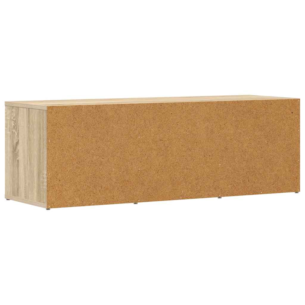 Shoe Storage Bench Sonoma Oak 105x35x35 cm Engineered Wood