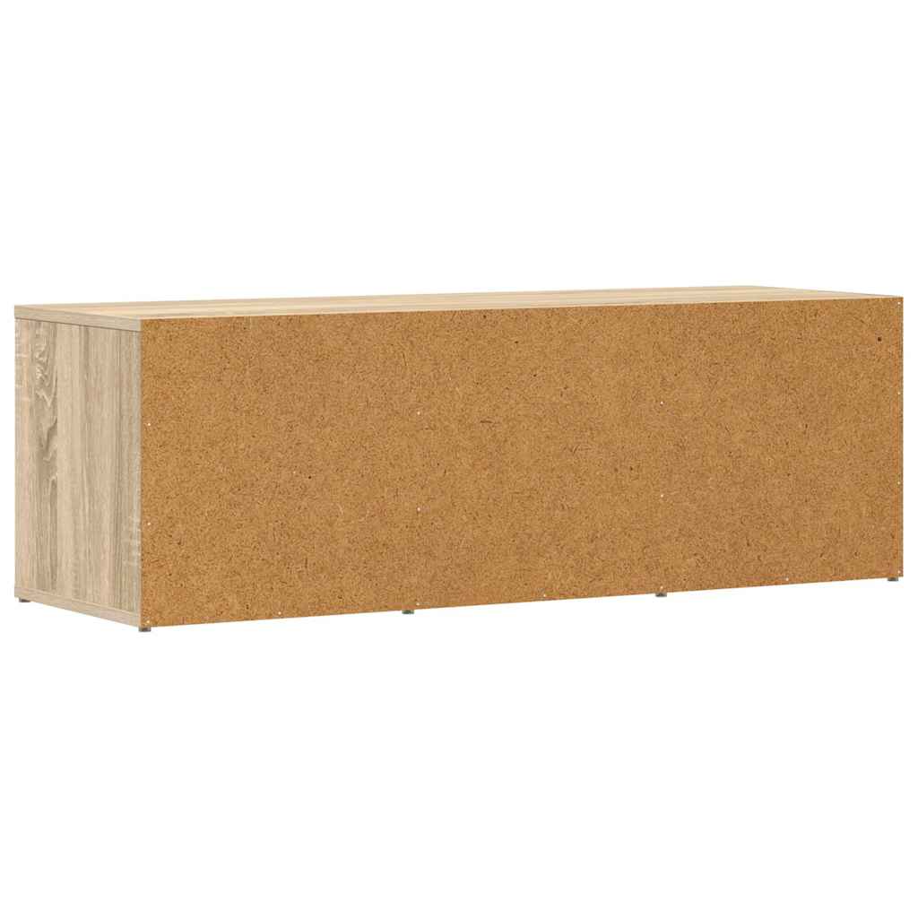 Shoe Storage Bench Sonoma Oak 102x35x35 cm Engineered Wood