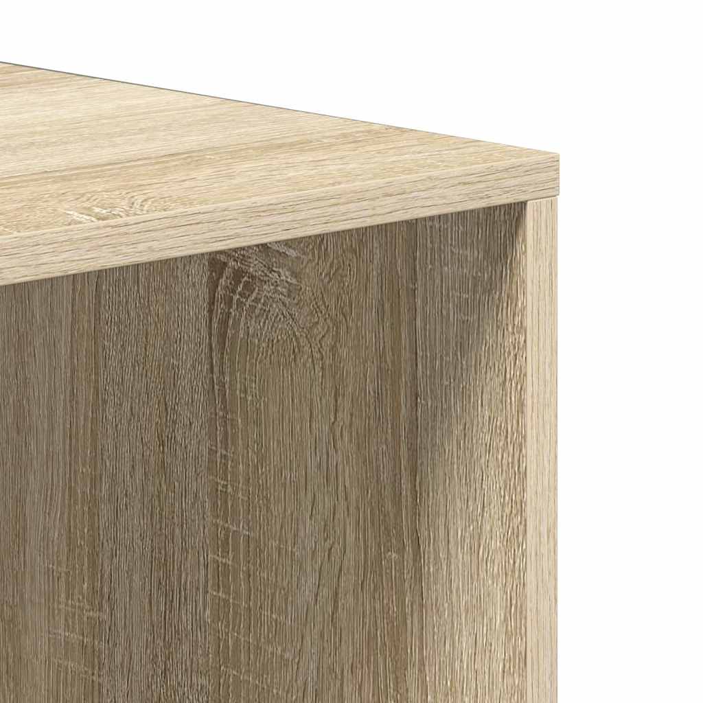 Shoe Storage Bench Sonoma Oak 102x35x35 cm Engineered Wood
