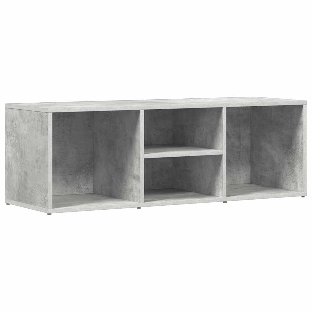 Shoe Storage Bench Concrete Grey 102x35x35 cm Engineered Wood