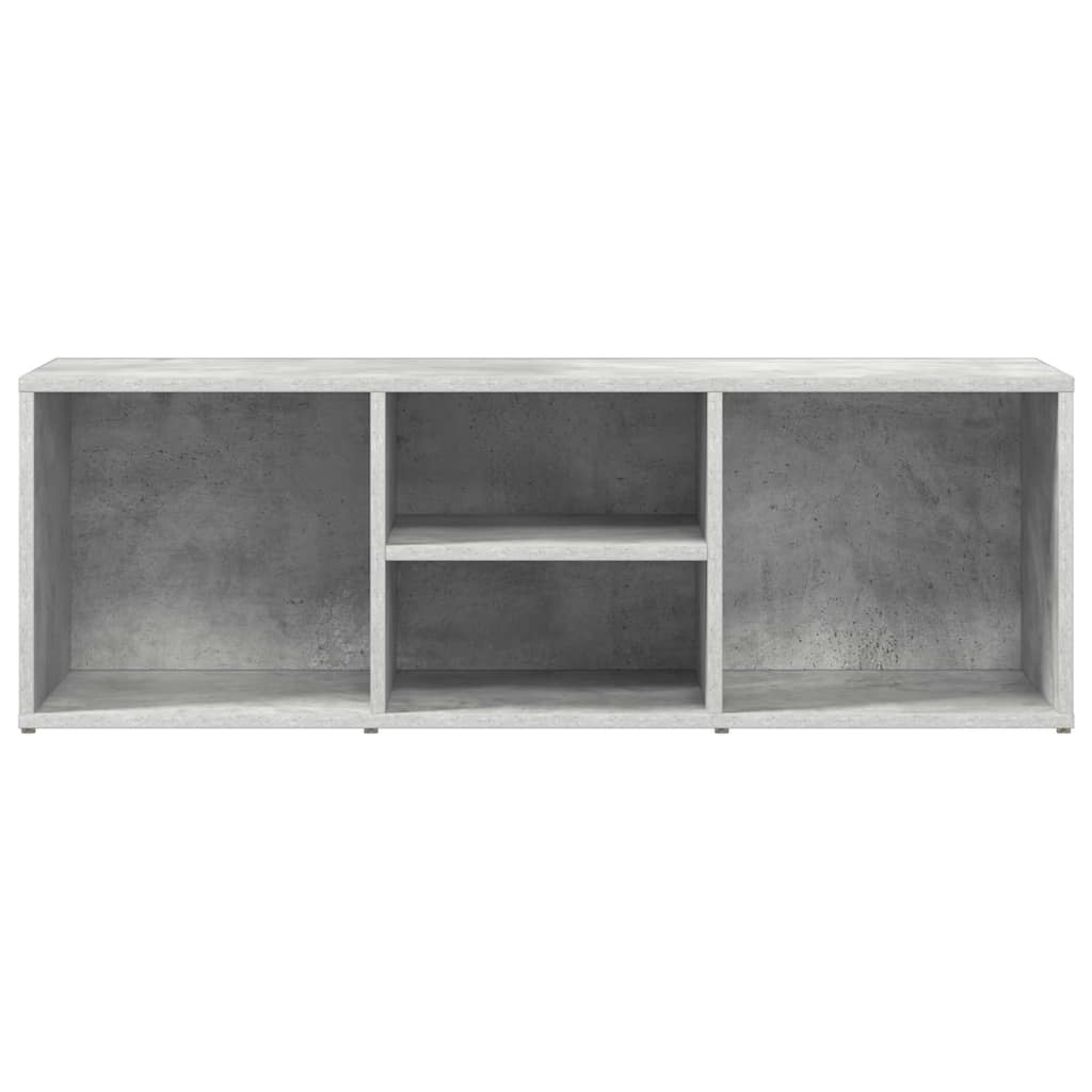 Shoe Storage Bench Concrete Grey 102x35x35 cm Engineered Wood