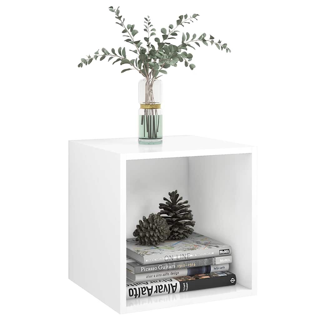 805445 vidaXL Wall Cabinets 2 pcs White 37x37x37 cm Engineered Wood