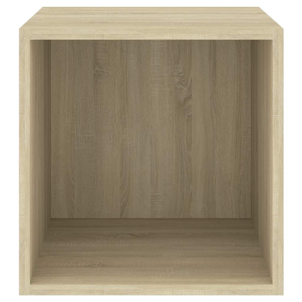 805454 vidaXL Wall Cabinets 2 pcs Sonoma Oak 37x37x37 cm Engineered Wood