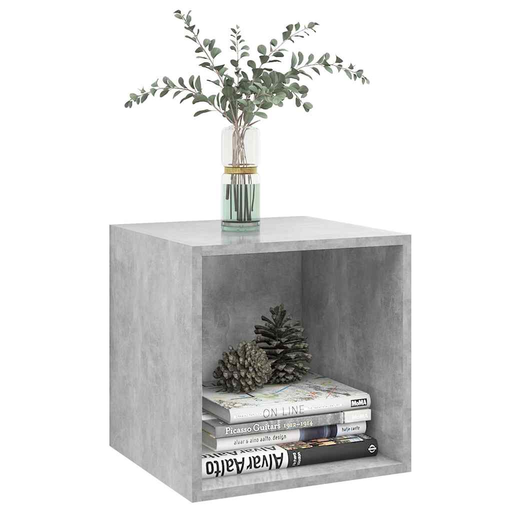 805456 vidaXL Wall Cabinet Concrete Grey 37x37x37 cm Engineered Wood