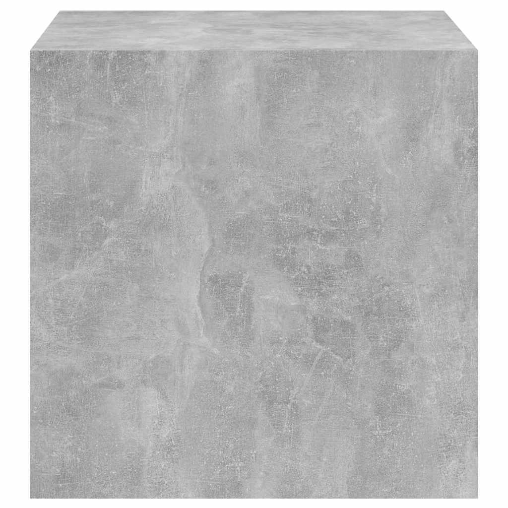 805456 vidaXL Wall Cabinet Concrete Grey 37x37x37 cm Engineered Wood