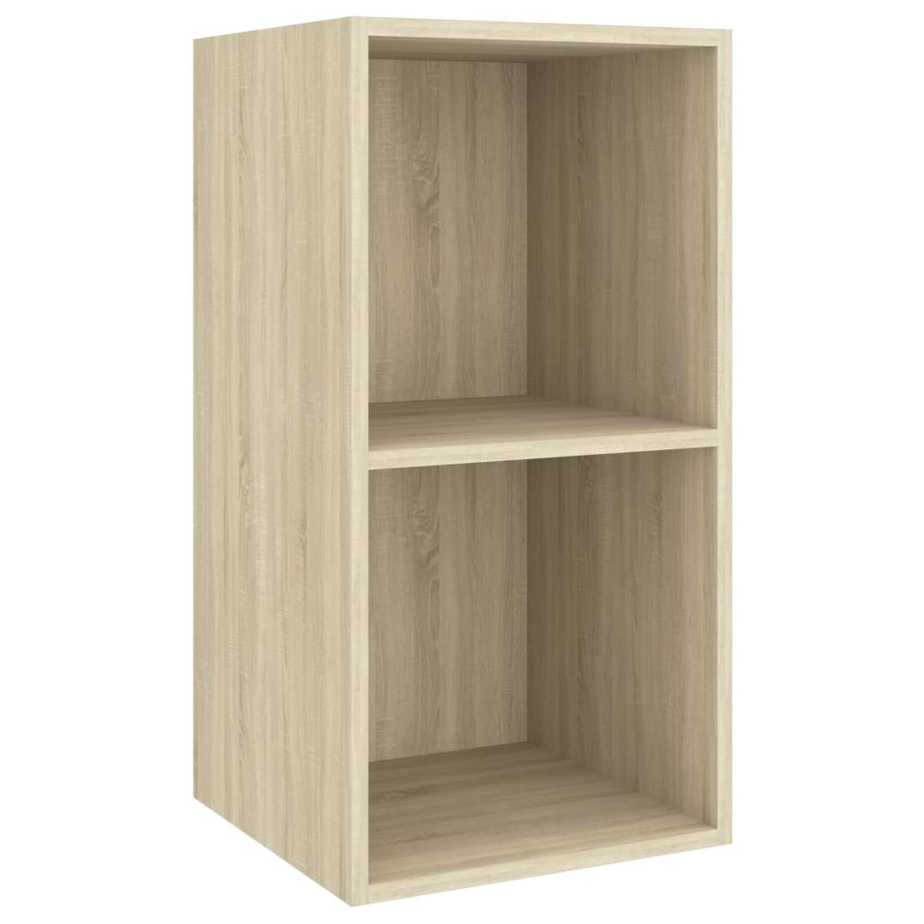 805474 vidaXL Wall-mounted TV Cabinet Sonoma Oak 37x37x72 cm Engineered Wood