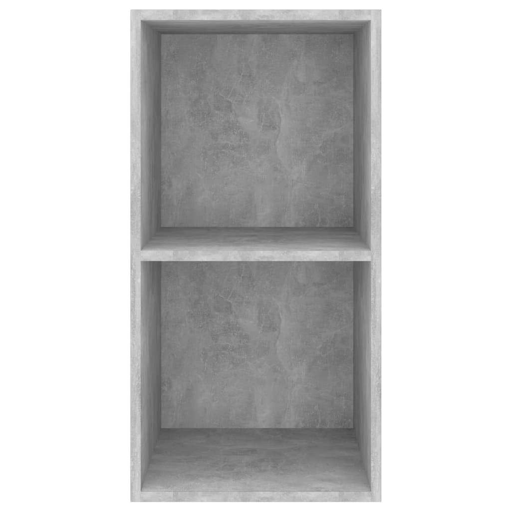 vidaXL Wall-mounted TV Cabinet Concrete Grey 37x37x72 cm Engineered Wood