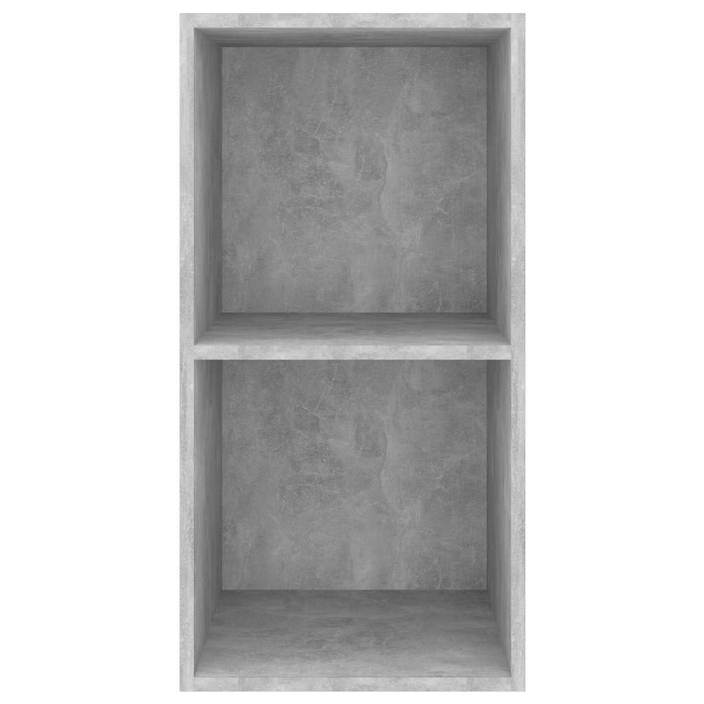 805475 vidaXL Wall-mounted TV Cabinet Concrete Grey 37x37x72 cm Engineered Wood