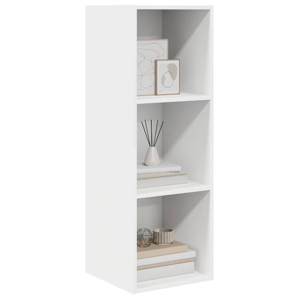 805480 vidaXL Wall-mounted TV Cabinet White 37x37x107 cm Engineered Wood