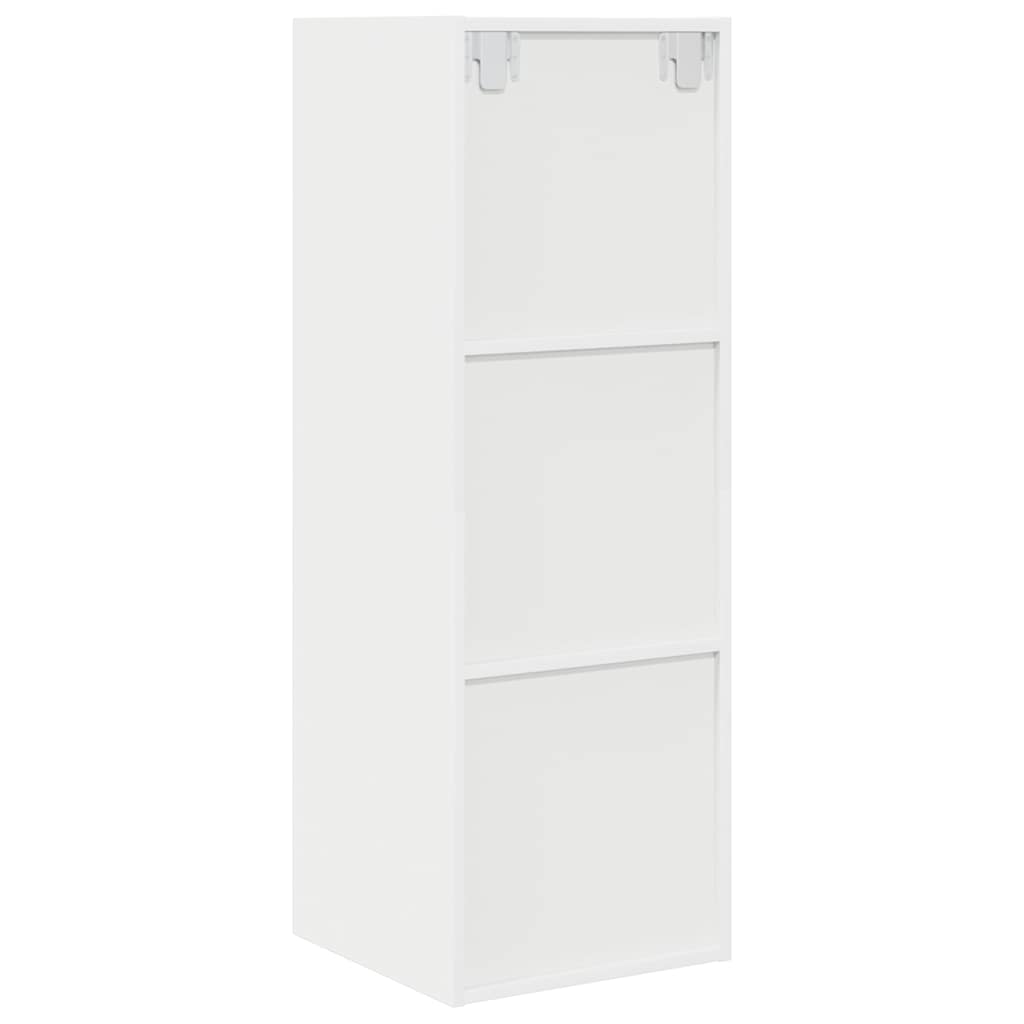 805480 vidaXL Wall-mounted TV Cabinet White 37x37x107 cm Engineered Wood