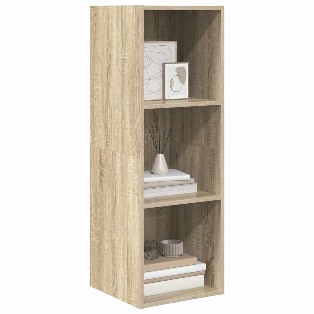 805483 vidaXL Wall-mounted TV Cabinet Sonoma Oak 37x37x107 cm Engineered Wood