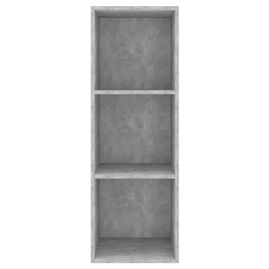 Wall-mounted TV Cabinet Concrete Grey 37x37x107 cm Engineered Wood