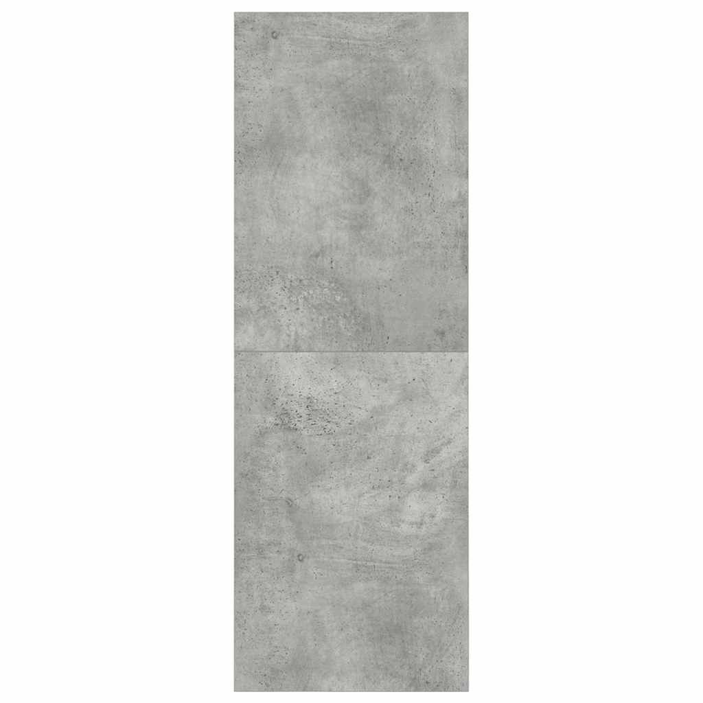 805484 vidaXL Wall-mounted TV Cabinet Concrete Grey 37x37x107 cm Engineered Wood
