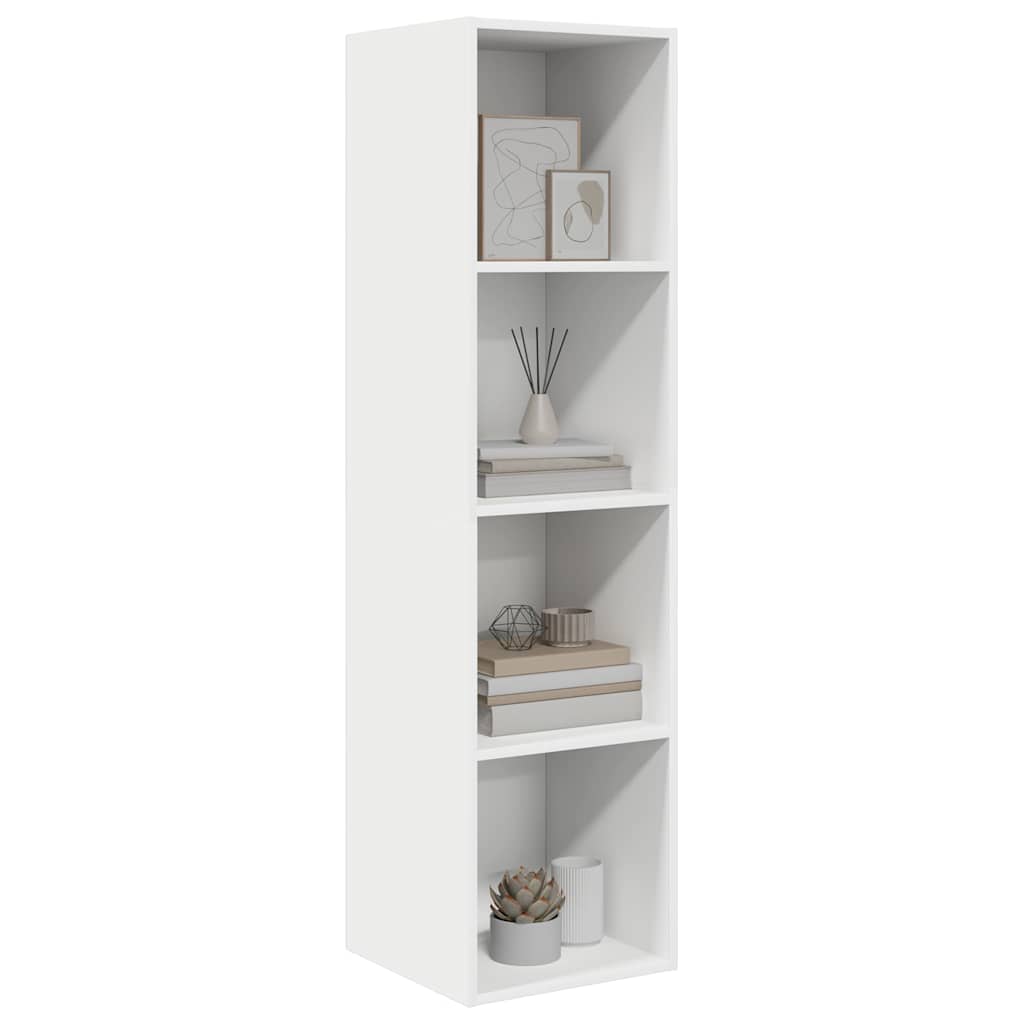 805489 vidaXL Wall-mounted TV Cabinet White 37x37x142,5 cm Engineered Wood