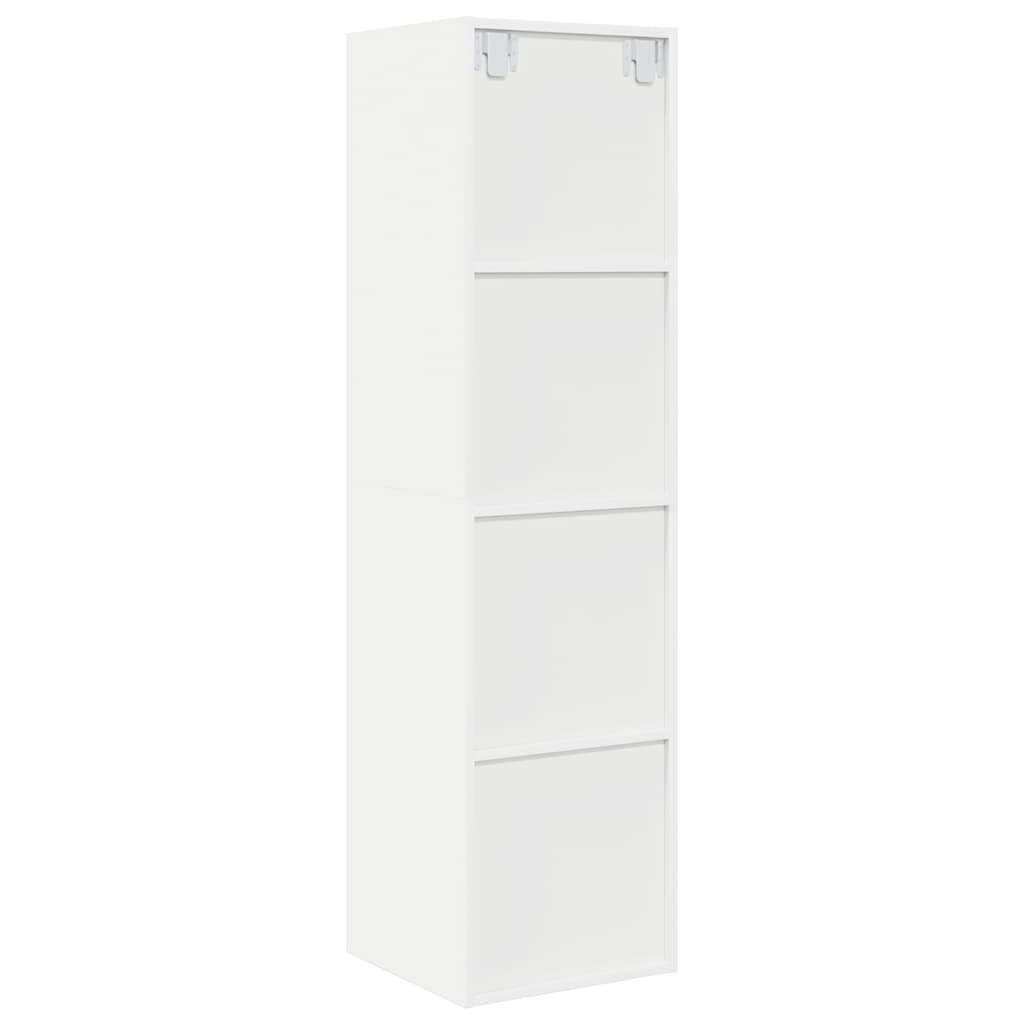 805489 vidaXL Wall-mounted TV Cabinet White 37x37x142,5 cm Engineered Wood