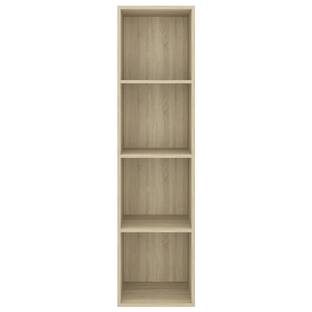 vidaXL Wall-mounted TV Cabinet Sonoma Oak 37x37x142.5 cm Engineered Wood