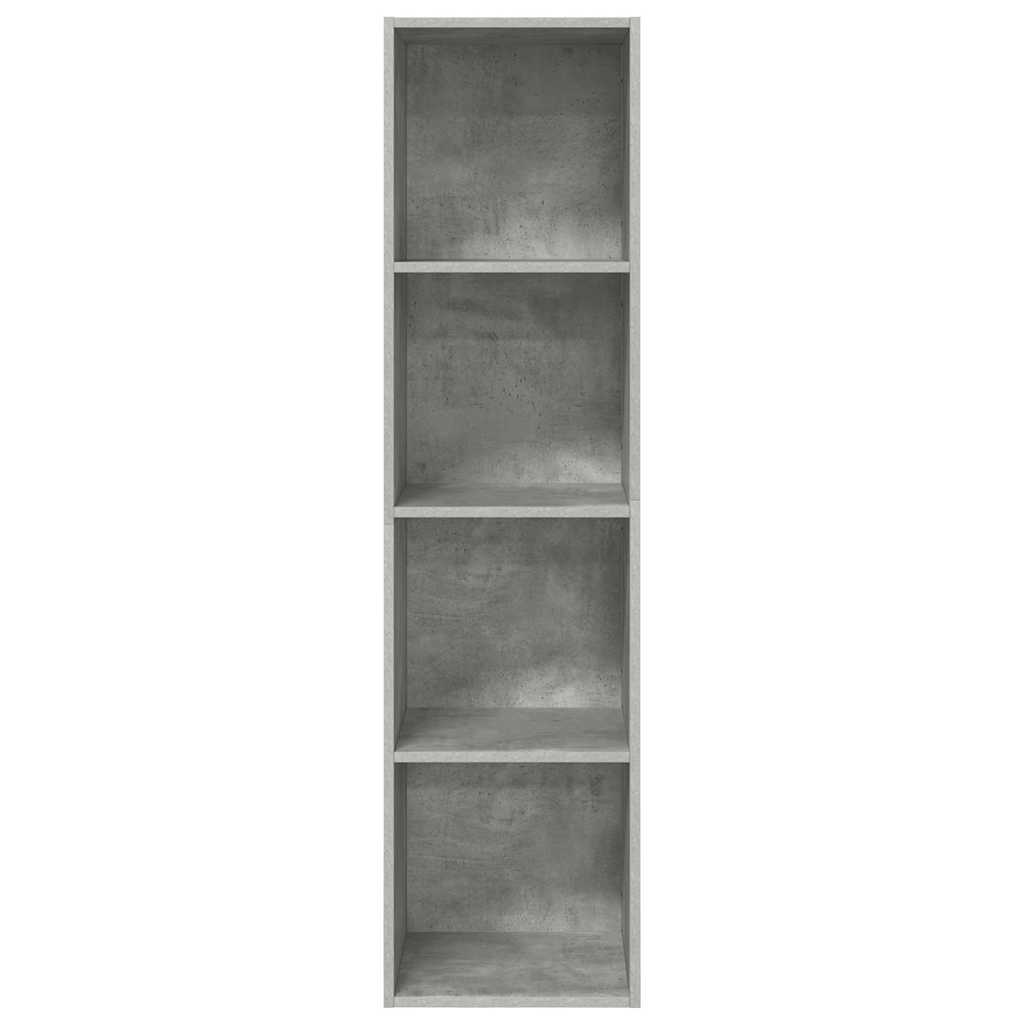 805493 vidaXL Wall-mounted TV Cabinet Concrete Grey 37x37x142,5 cm Engineered Wood