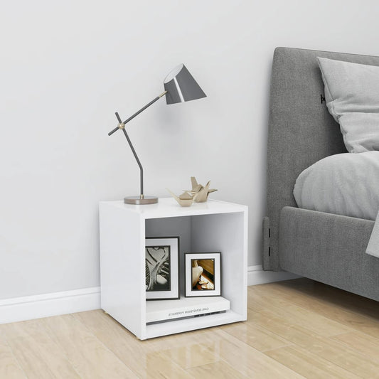 805498 vidaXL TV Cabinet White 37x35x37 cm Engineered Wood
