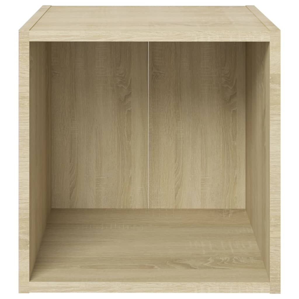 805507 vidaXL TV Cabinet Sonoma Oak 37x35x37 cm Engineered Wood