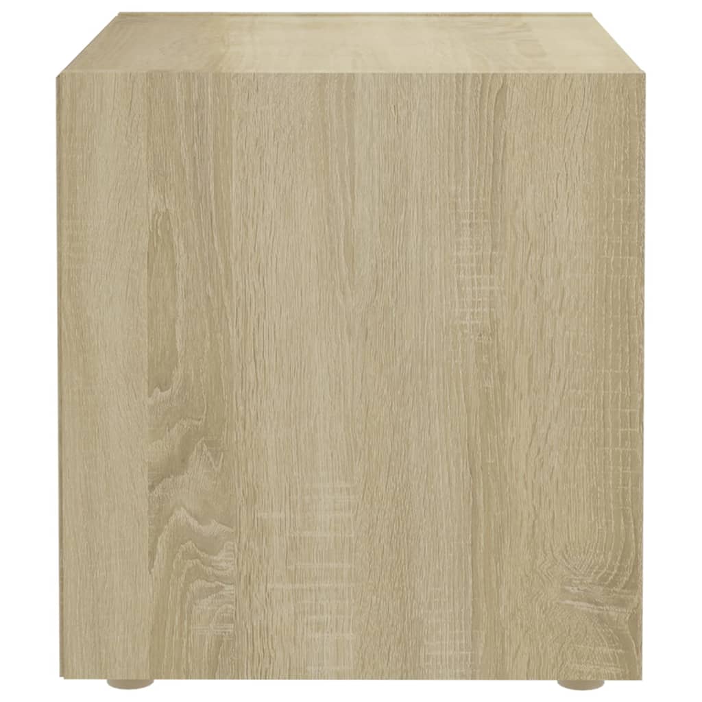 805508 vidaXL 2 Piece TV Cabinet Set Sonoma Oak 37x35x37 cm Engineered Wood