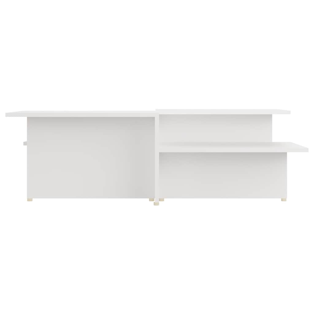 805562 vidaXL Coffee Tables 2 pcs White 111,5x50x33 cm Engineered Wood