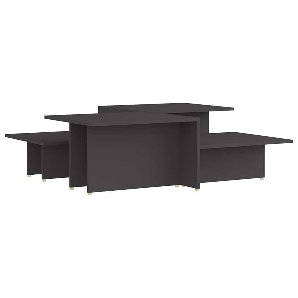 805566 vidaXL Coffee Tables 2 pcs Grey 111,5x50x33 cm Engineered Wood