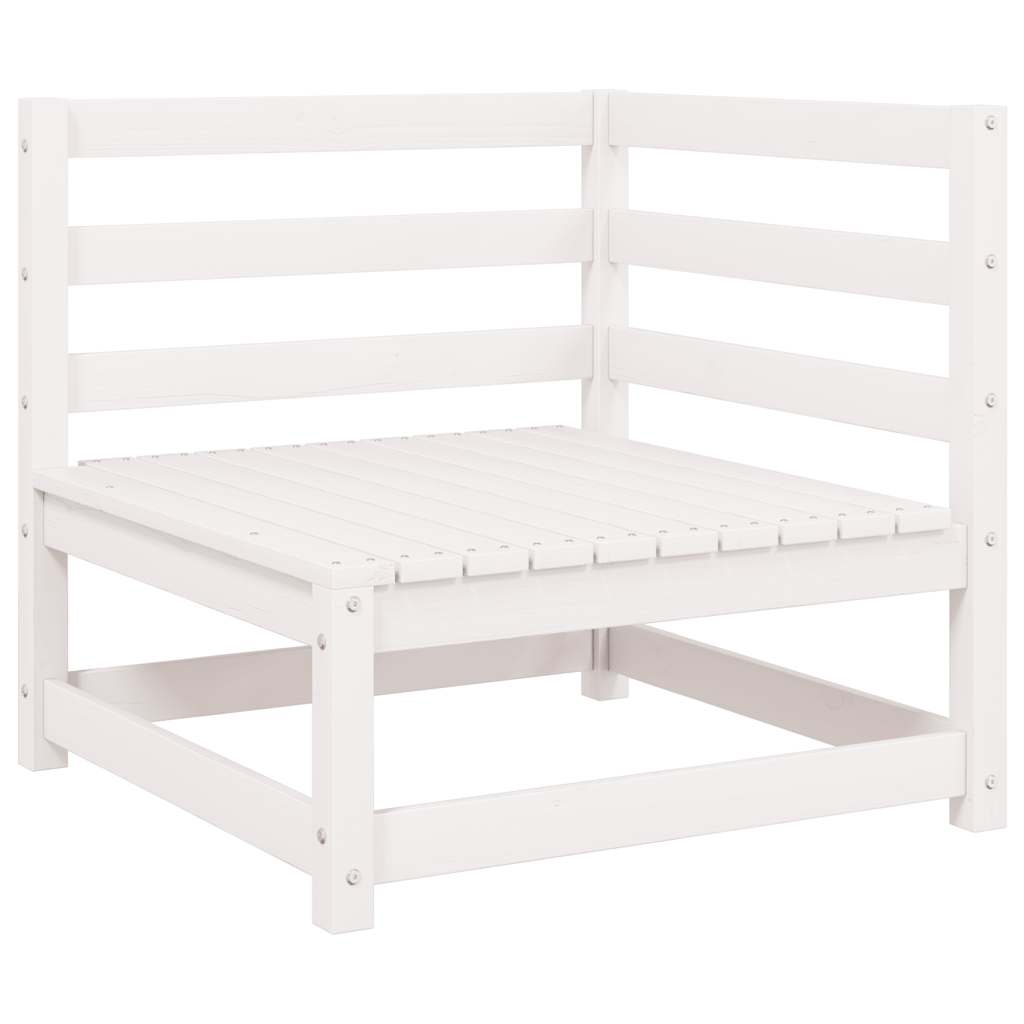 Corner Sofa | White | Solid pinewood | Standard | Modular | Corner Sofa