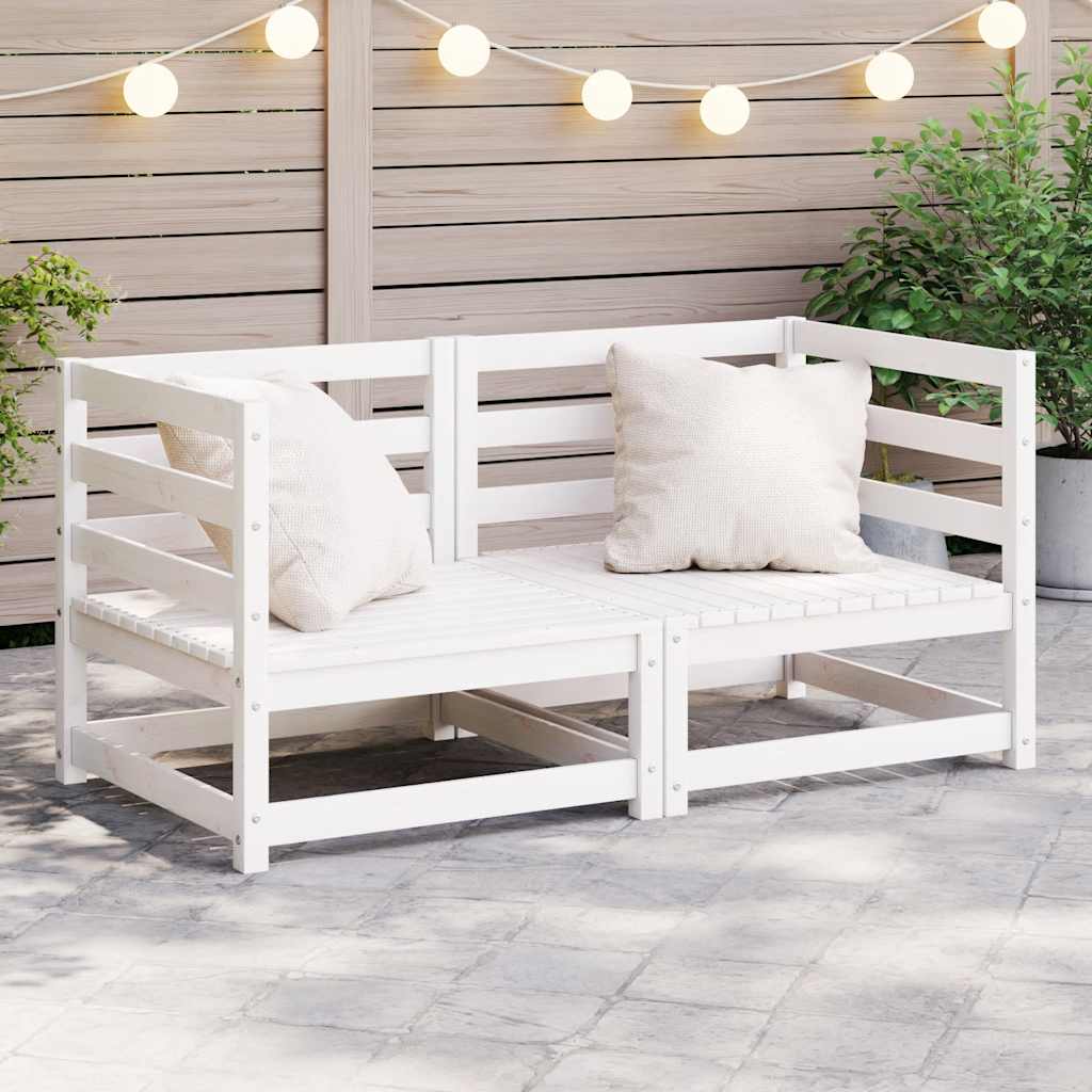 Corner Sofa | White | Solid pinewood | Standard | Modular | Corner Sofa