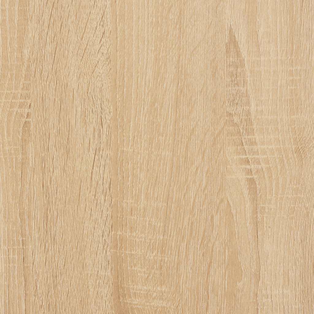 805893 vidaXL Bed Cabinet with Solid Wood Legs Sonoma Oak 40x35x69 cm