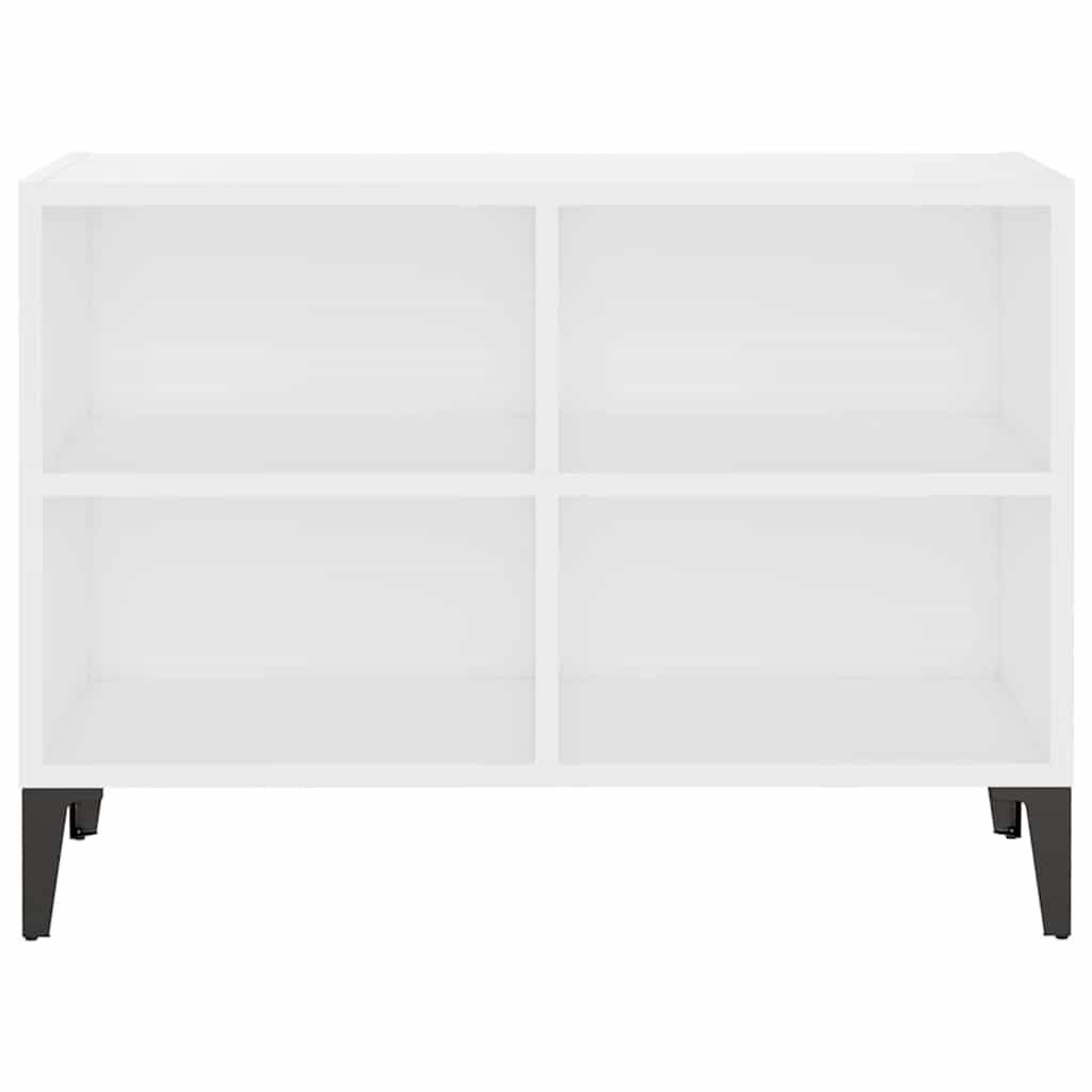 805932 vidaXL TV Cabinet with Metal Legs White 69,5x30x50 cm