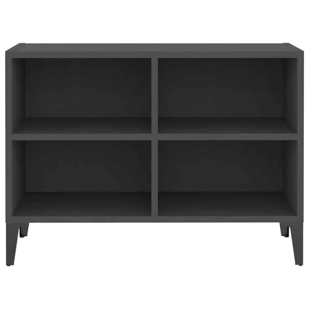 vidaXL TV Cabinet with Metal Legs Grey 69.5x30x50 cm