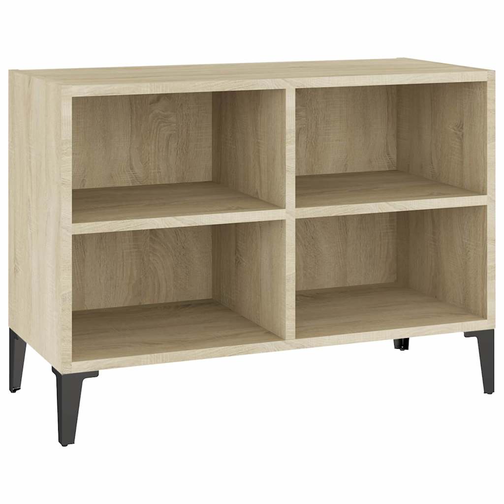 805935 vidaXL TV Cabinet with Metal Legs Sonoma Oak 69,5x30x50 cm