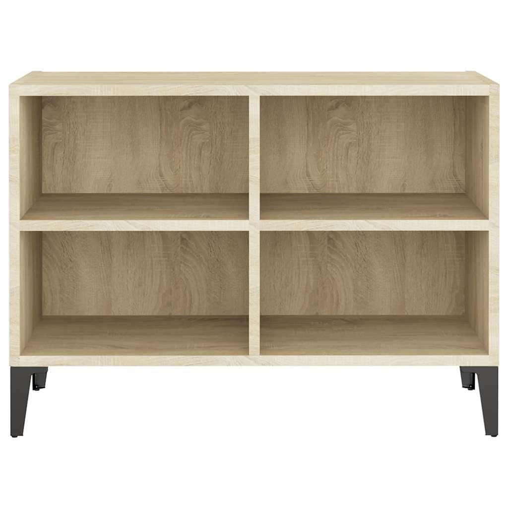 805935 vidaXL TV Cabinet with Metal Legs Sonoma Oak 69,5x30x50 cm