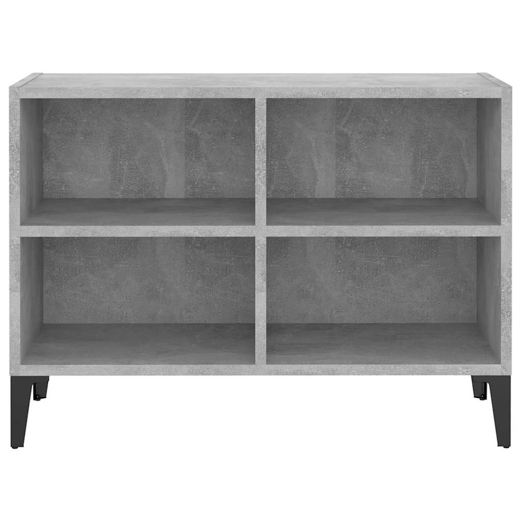 805936 vidaXL TV Cabinet with Metal Legs Concrete Grey 69,5x30x50 cm
