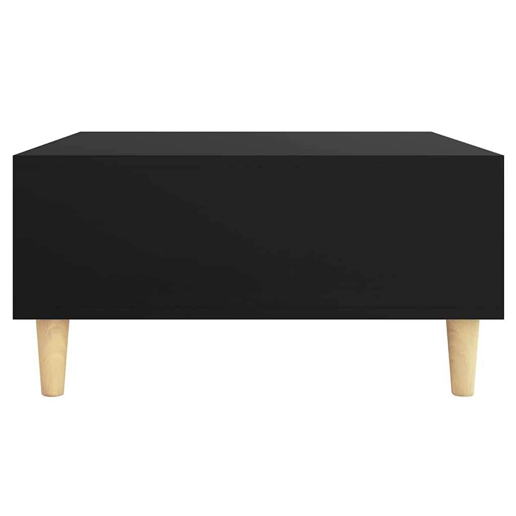 805978 vidaXL Coffee Table Black 60x60x30 cm Engineered Wood