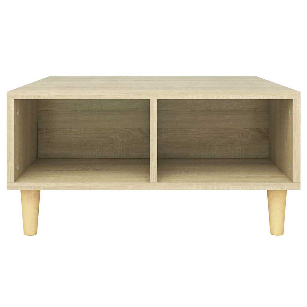 805980 vidaXL Coffee Table Sonoma Oak 60x60x30 cm Engineered Wood