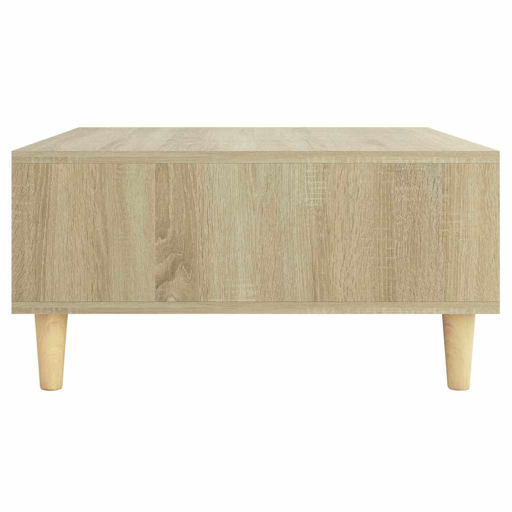 805980 vidaXL Coffee Table Sonoma Oak 60x60x30 cm Engineered Wood
