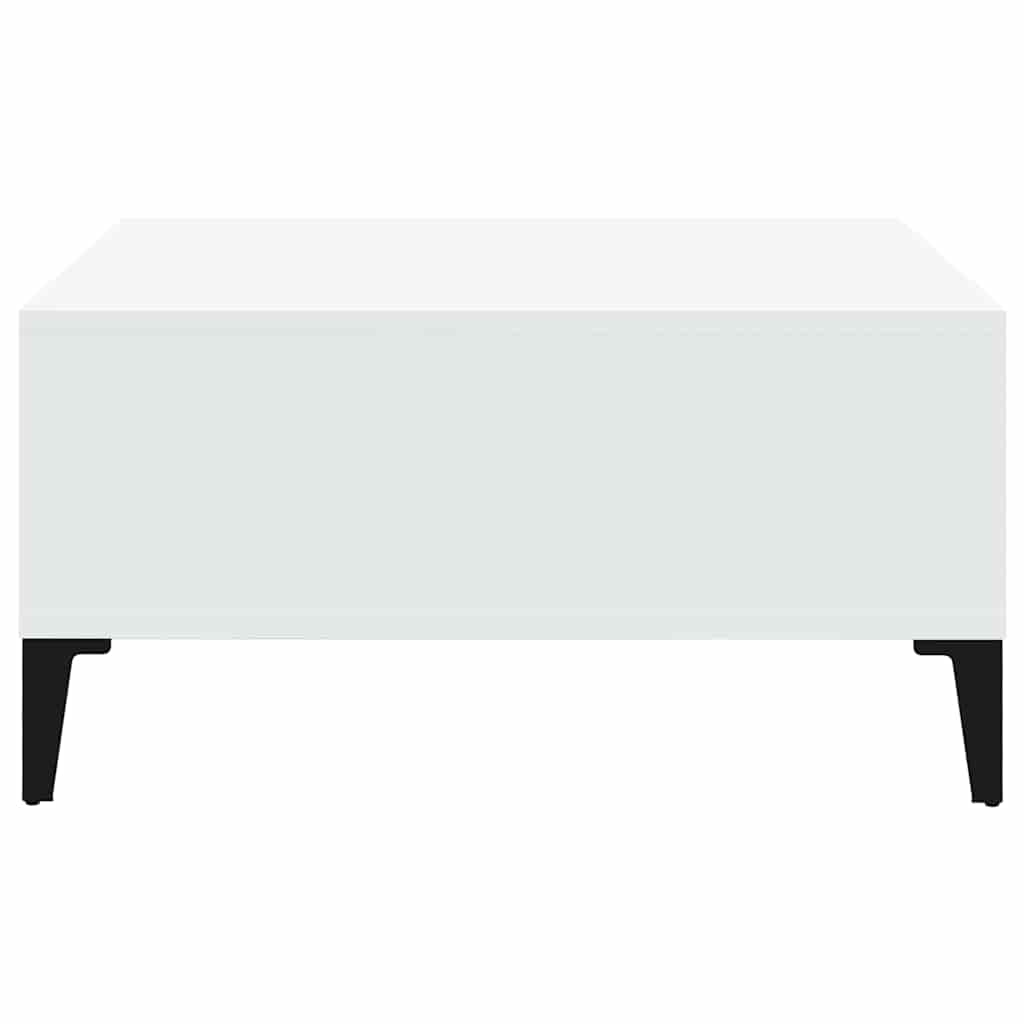 805986 vidaXL Coffee Table White 60x60x30 cm Engineered Wood