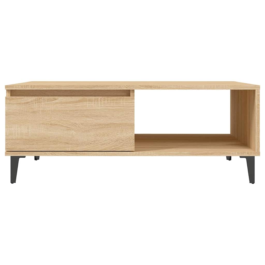 806007 vidaXL Coffee Table Sonoma Oak 90x60x35 cm Engineered Wood