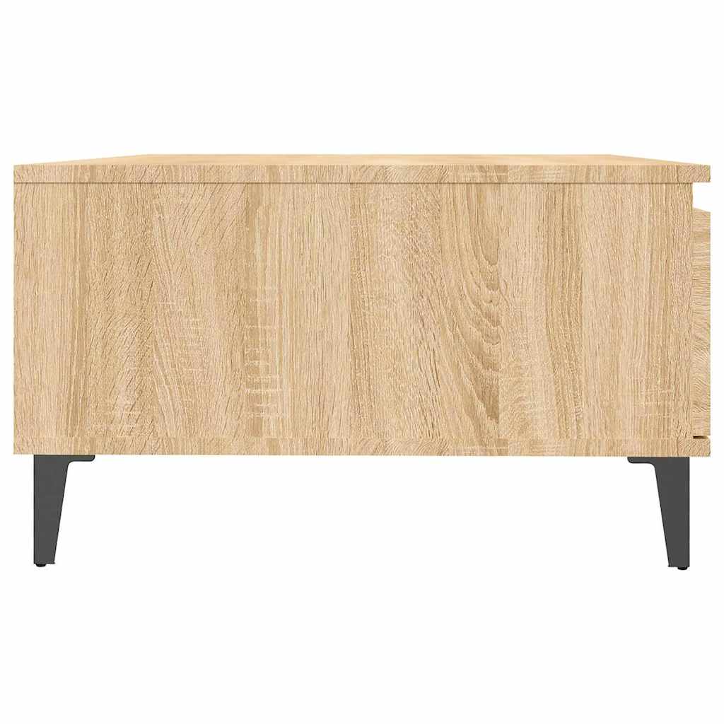 806007 vidaXL Coffee Table Sonoma Oak 90x60x35 cm Engineered Wood