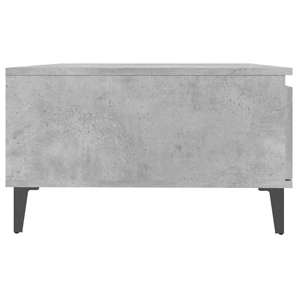 806008 vidaXL Coffee Table Concrete Grey 90x60x35 cm Engineered Wood