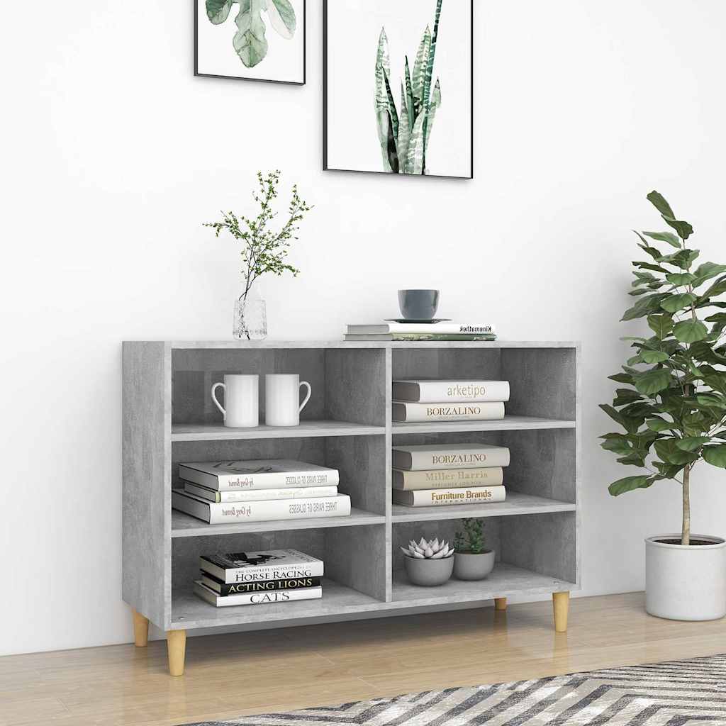 Sideboard Concrete Grey 103,5x35x70 cm Engineered Wood