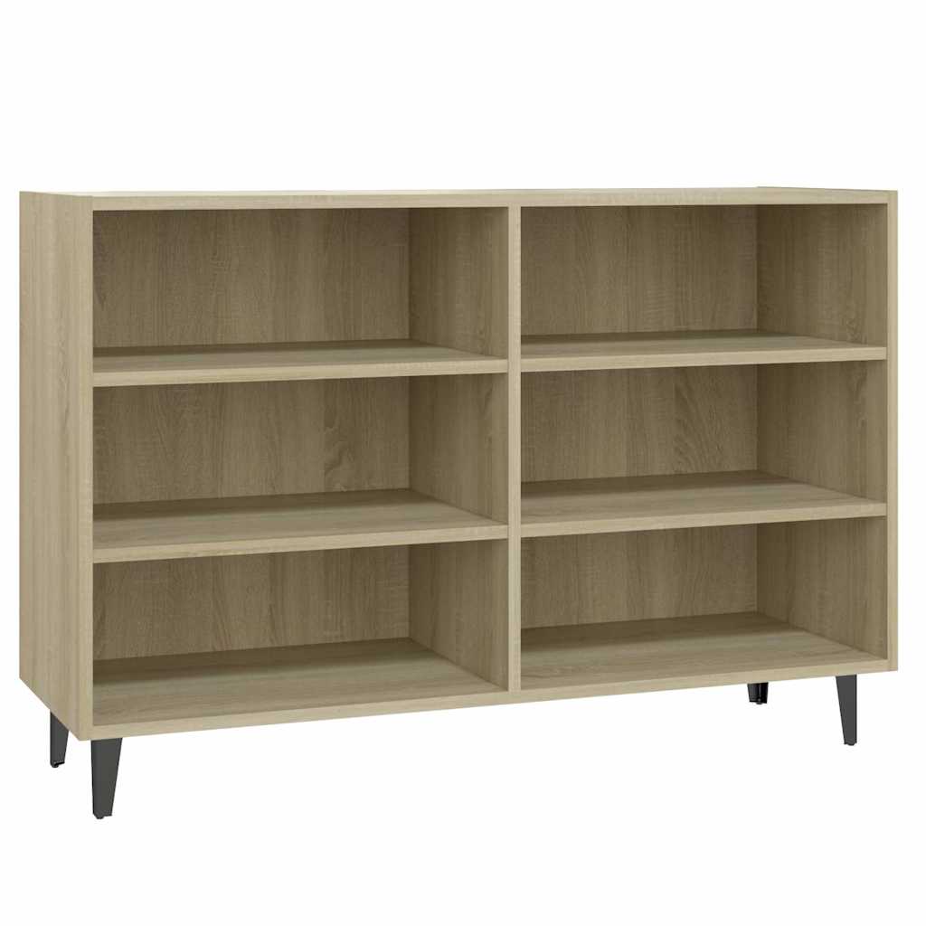 806043 vidaXL Sideboard Sonoma Oak 103,5x35x70 cm Engineered Wood