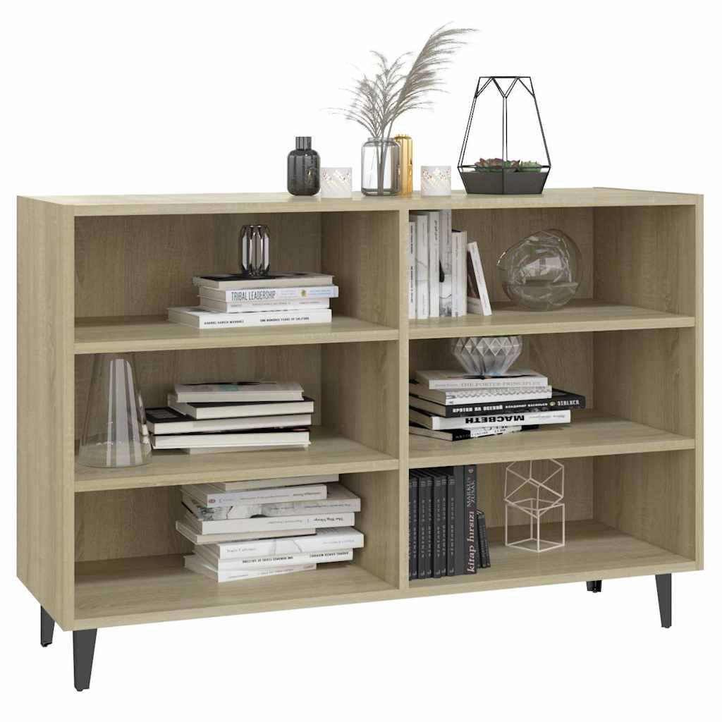 806043 vidaXL Sideboard Sonoma Oak 103,5x35x70 cm Engineered Wood
