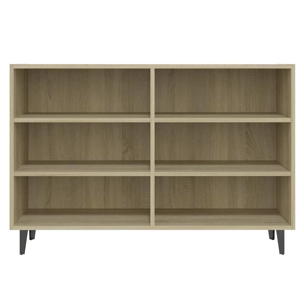 806043 vidaXL Sideboard Sonoma Oak 103,5x35x70 cm Engineered Wood