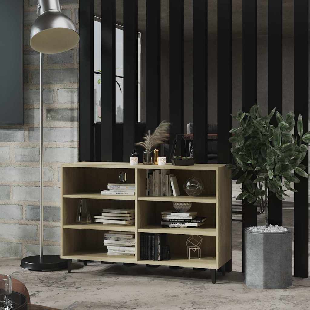 806043 vidaXL Sideboard Sonoma Oak 103,5x35x70 cm Engineered Wood